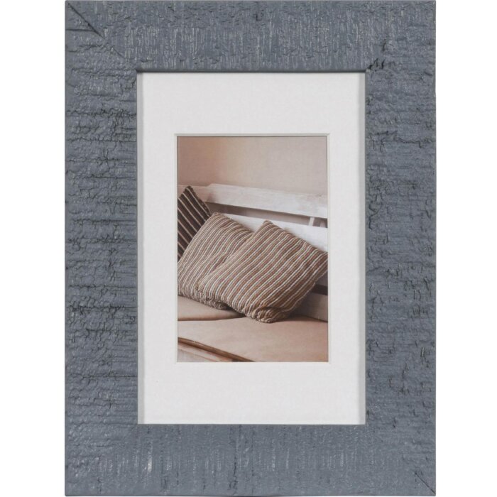Cornice in legno Driftwood 10x15 cm blu
