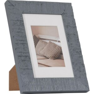 Cornice in legno Driftwood 10x15 cm blu
