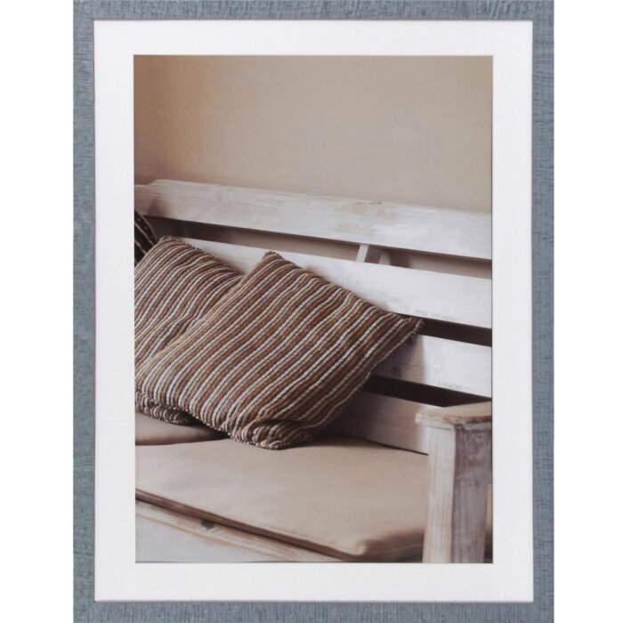 Cornice in legno Henzo Driftwood 60x80 cm blu