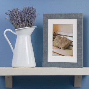 Cornice di legno Driftwood 18x24 cm blu