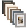 Cornice di legno Driftwood 18x24 cm blu
