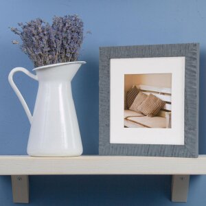 Telaio in legno Henzo blu Driftwood 20x20 cm con Passepartout 13x13 cm