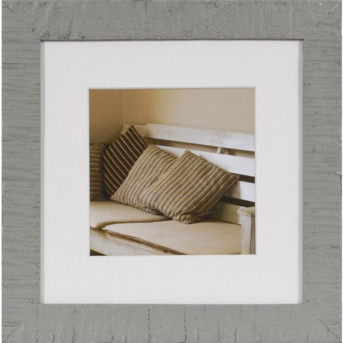 Cornice in legno Driftwood 20x20 cm grigio