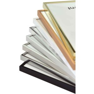 Cornice in alluminio 70x100 cm nero opaco