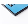 Cornice in alluminio 70x100 cm nero opaco