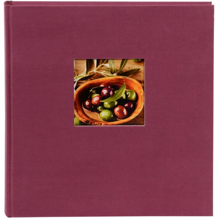 Goldbuch Album fotografico Bella Vista fucsia 30x31 cm 60 pagine nere