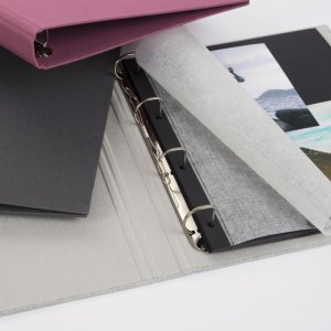 Goldbook Raccoglitore ad anelli A4 Bella Vista fucsia