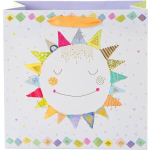 Borsa regalo 18x18 cm Happy Sun