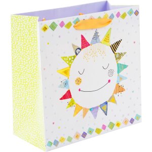 Borsa regalo 18x18 cm Happy Sun