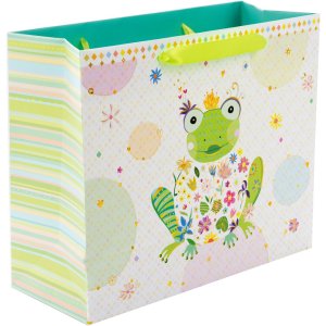 Borsa regalo Goldbuch HAPPY FROG 27x33 cm