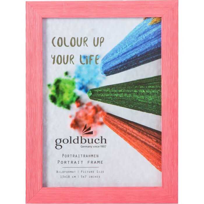Colour Up Portrait Frame rosa per 1 foto 13x18 cm