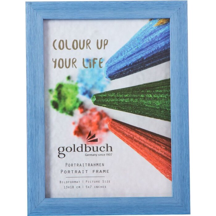 Cornice per ritratto Colour Up azzurro per 1 foto 13x18 cm