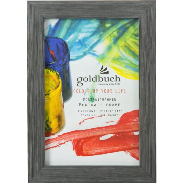 Colour Up Portrait Frame grigio scuro per 1 foto 10x15 cm