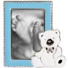 Portafoto bambino Sweet Bear 5x8 cm blu
