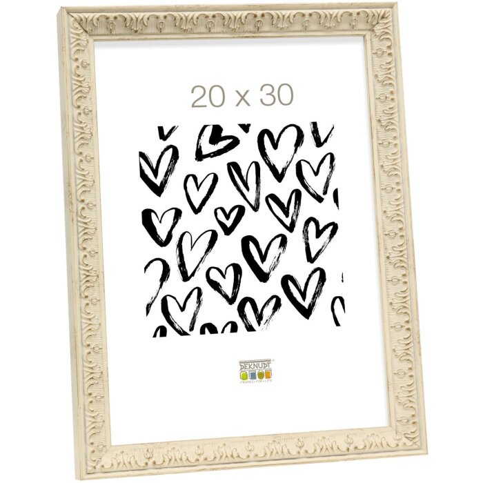 Cornice in plastica Deknudt S95MF bianco 30x40 cm