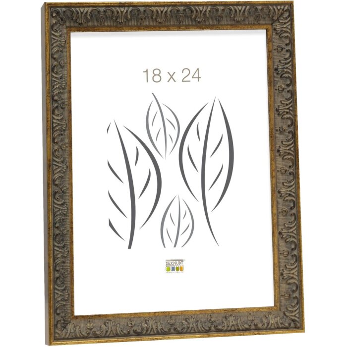 Cornice in plastica grigio-oro 30,0 x40,0 cm S95MA