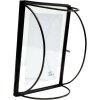 Cornice per foto in metallo nero 10,0 x15,0 cm S68PB