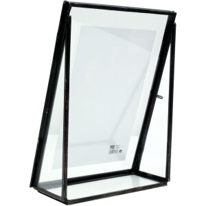 Cornice per foto in metallo nero 15,0 x20,0 cm S68PA