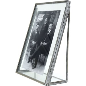 Cornice in metallo argentato 20,0 x30,0 cm S68PA