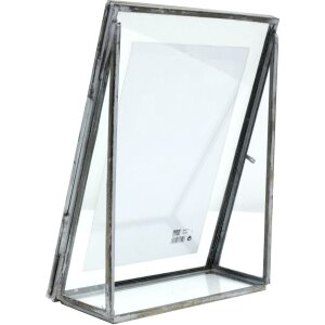 Cornice in metallo argentato 20,0 x30,0 cm S68PA