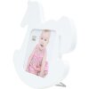 Cornice per bambini cavallo a dondolo in legno bianco 11,0 x 11,0 cm