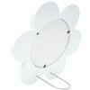 Cornice per bambini in legno bianco 12 cm