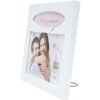 Cornice S68LK1E2T in legno bianco 10,0 x15,0 cm