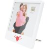 Cornice S68KK1E1H in legno bianco 10,0 x15,0 cm