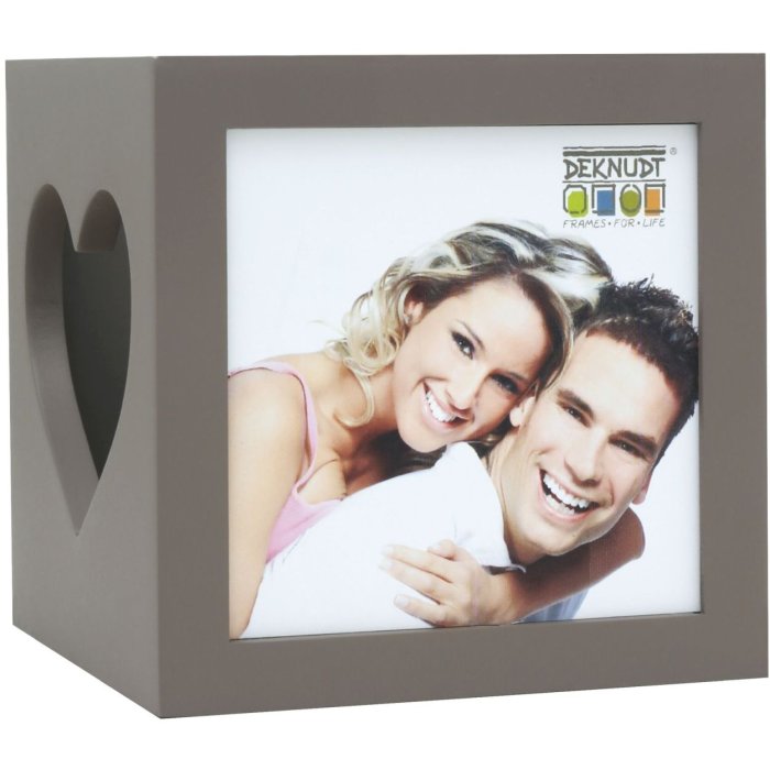Porta tealight taupe S68HF Legno 7,0 x8,0 cm