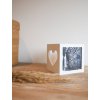 Porta tealight S68HF1 legno bianco 7,0 x8,0 cm