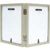 Cornice doppia in legno grigio 10,0 x15,0 cm S68FV formato verticale