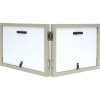 Doppia cornice in legno grigio 13,0 x18,0 cm S68FV formato orizzontale