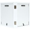 Cornice doppia in legno bianco 13,0 x18,0 cm S68FK formato verticale
