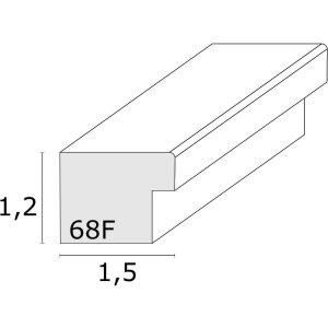Doppia cornice s68fd1 legno argento 10x15 cm formato paesaggio