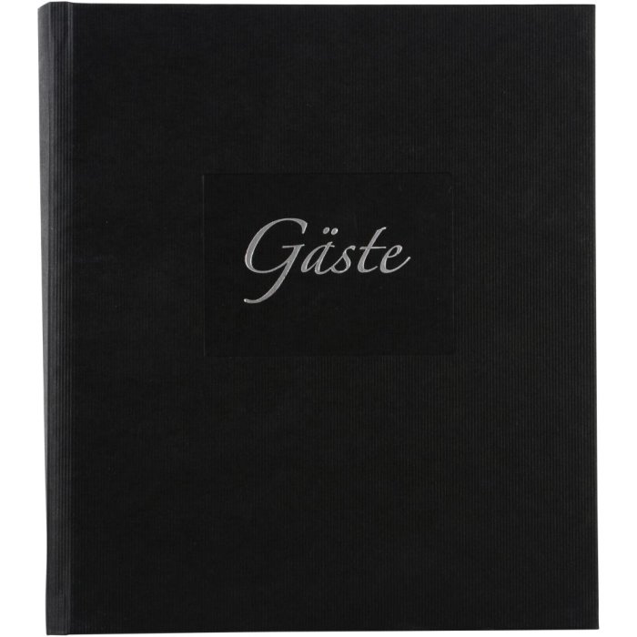 seda guestbook da Goldbuch in nero