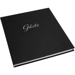 seda guestbook da Goldbuch in nero