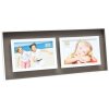 Cornice in legno bianco tortora 2 foto 10x15 cm