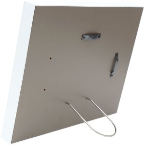 Cornice in legno bianco tortora 15,0 x 20,0 cm
