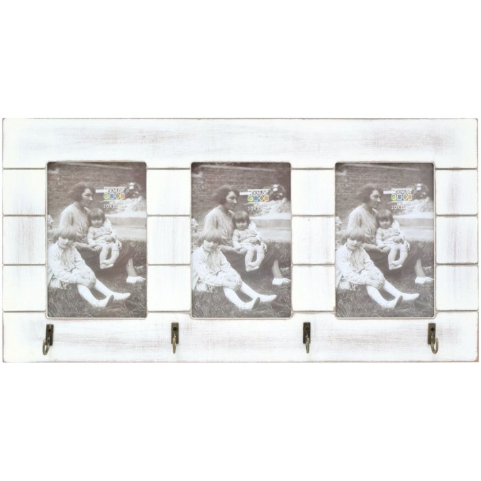 Cornice da galleria in legno bianco 10,0 x15,0 cm S67TH