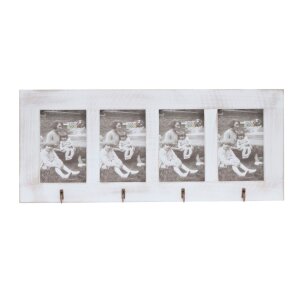 Cornice da galleria Deknudt in legno bianco S67TF 4 foto...