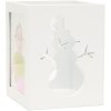 Porta tealight in legno bianco 6,0 x7,0 cm S67HE1E2B