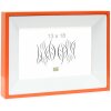 Cornice in legno arancione 13,0 x18,0 cm S67DK