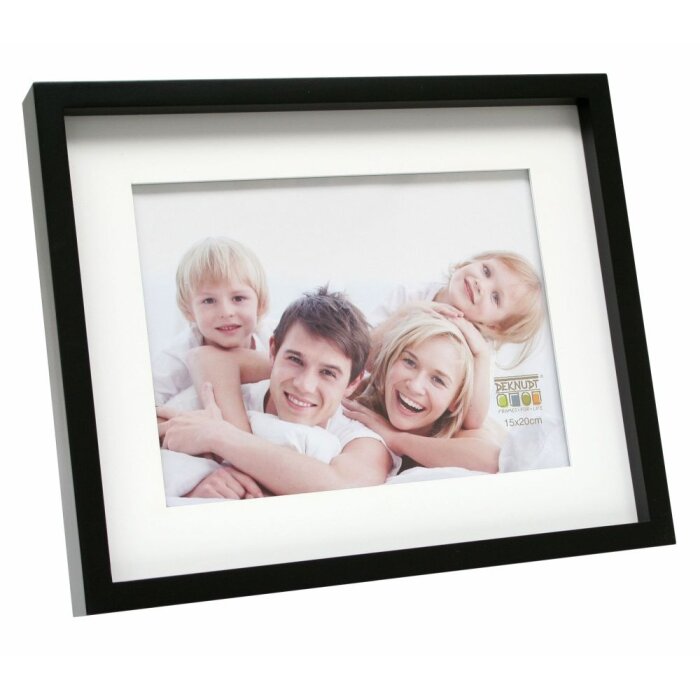 Cornice con passepartout legno nero 20,0 x30,0 cm s66vk