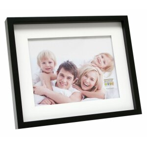 Cornice con passepartout legno nero 20,0 x30,0 cm s66vk