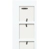 Calibro di crescita in legno bianco 10,0 x10,0 cm S66RJ