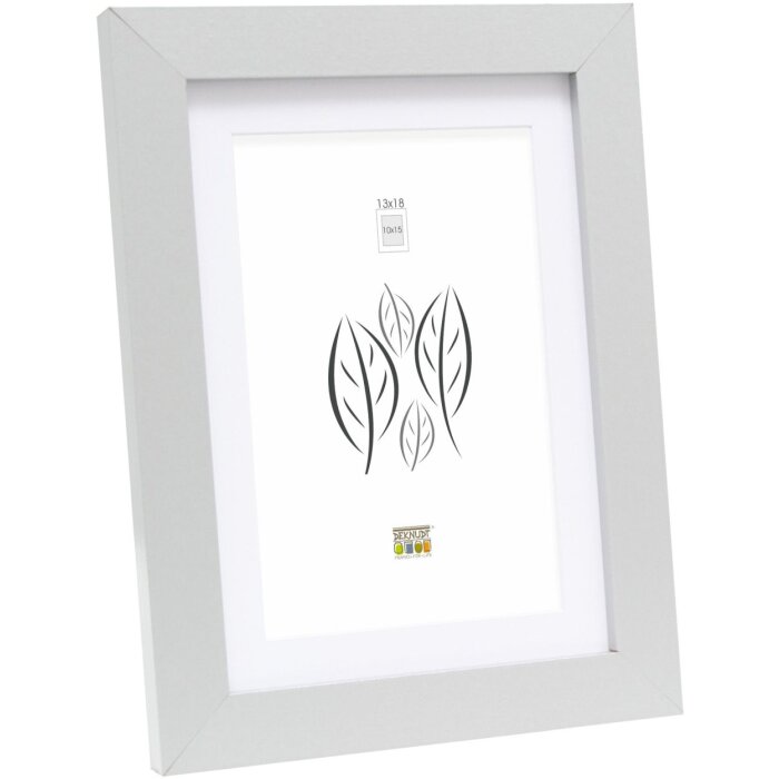 Cornice di legno S66KD1 argento 40x60 cm