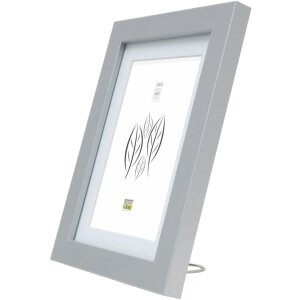 Cornice di legno S66KD1 argento 40x60 cm