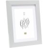 Cornice di legno S66KD1 argento 40x60 cm