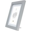 Cornice di legno S66KD1 argento 40x60 cm