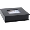 Scatola USB in pelle nera 8,0 x8,0 cm
